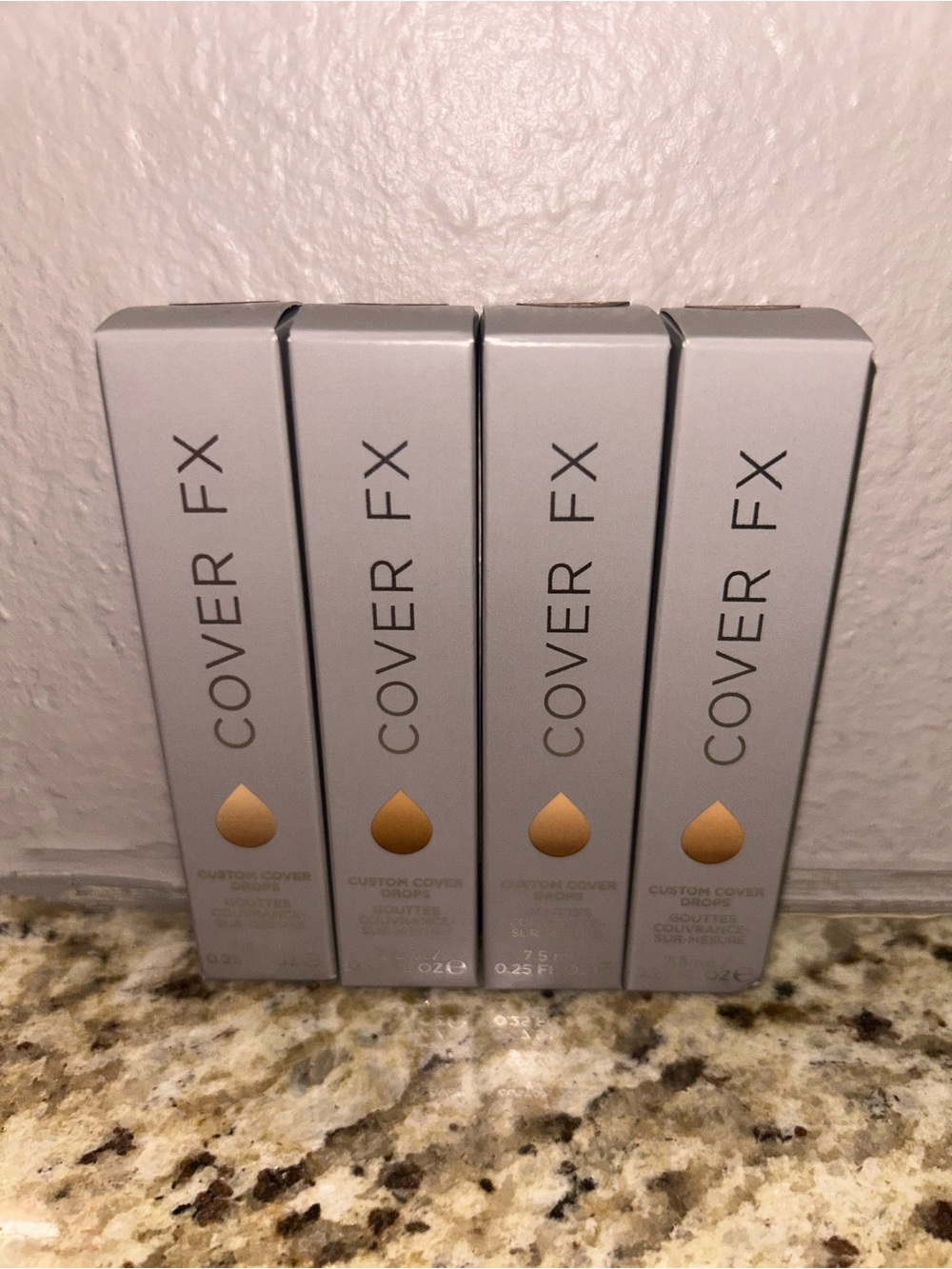 COVER FX Custom Cover Drops - BUNDLE OF 4 - NEW